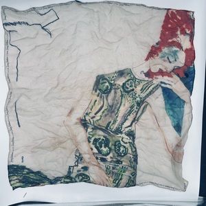 Jenny Packham Artistic Print Scarf